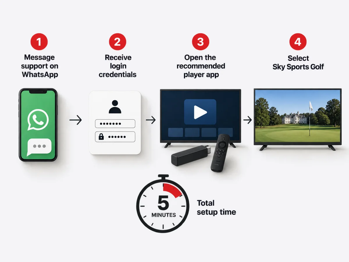 Three blank decision cards are arranged around one central viewing setup.
