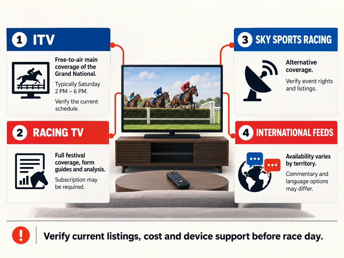 Three blank decision cards are arranged around one central viewing setup.