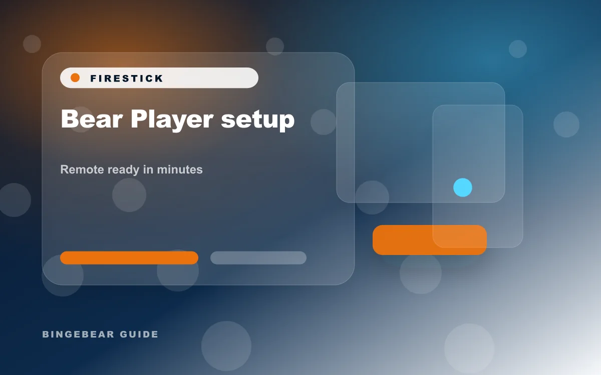 Bear Player setup for Bear Player on Firestick? You're looking for BingeBear. Here's the setup.
