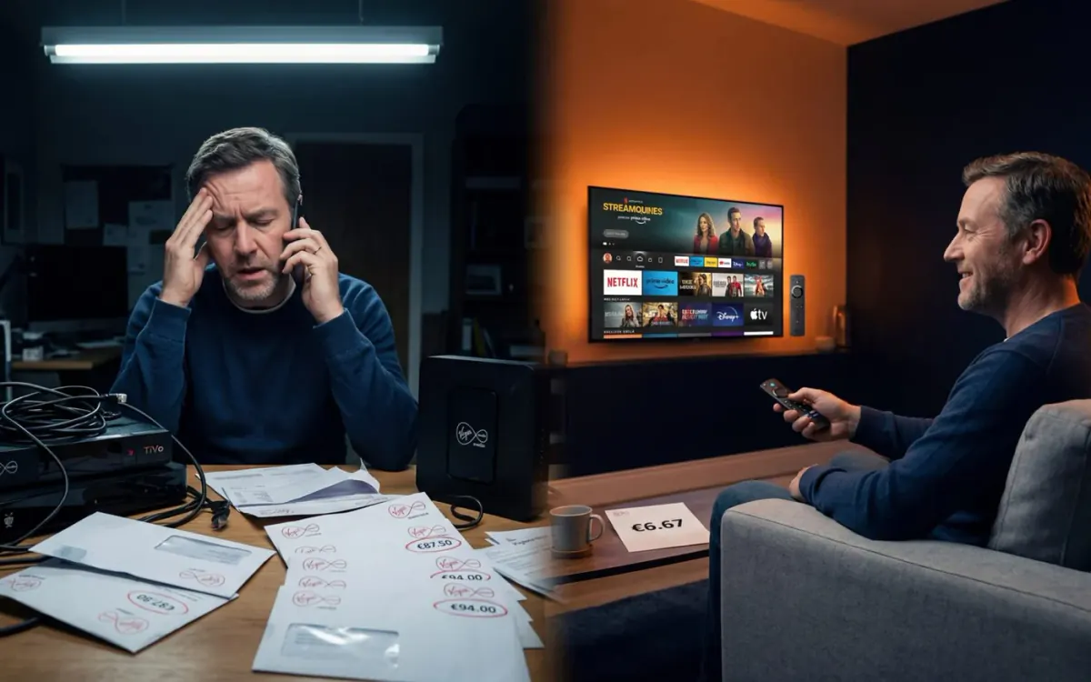 Irish IPTV guide image for Cancel Virgin Media penalty-free in 30 days