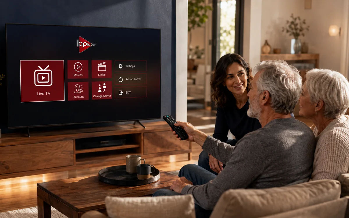 Irish IPTV guide image for Telly that elderly parents can actually use