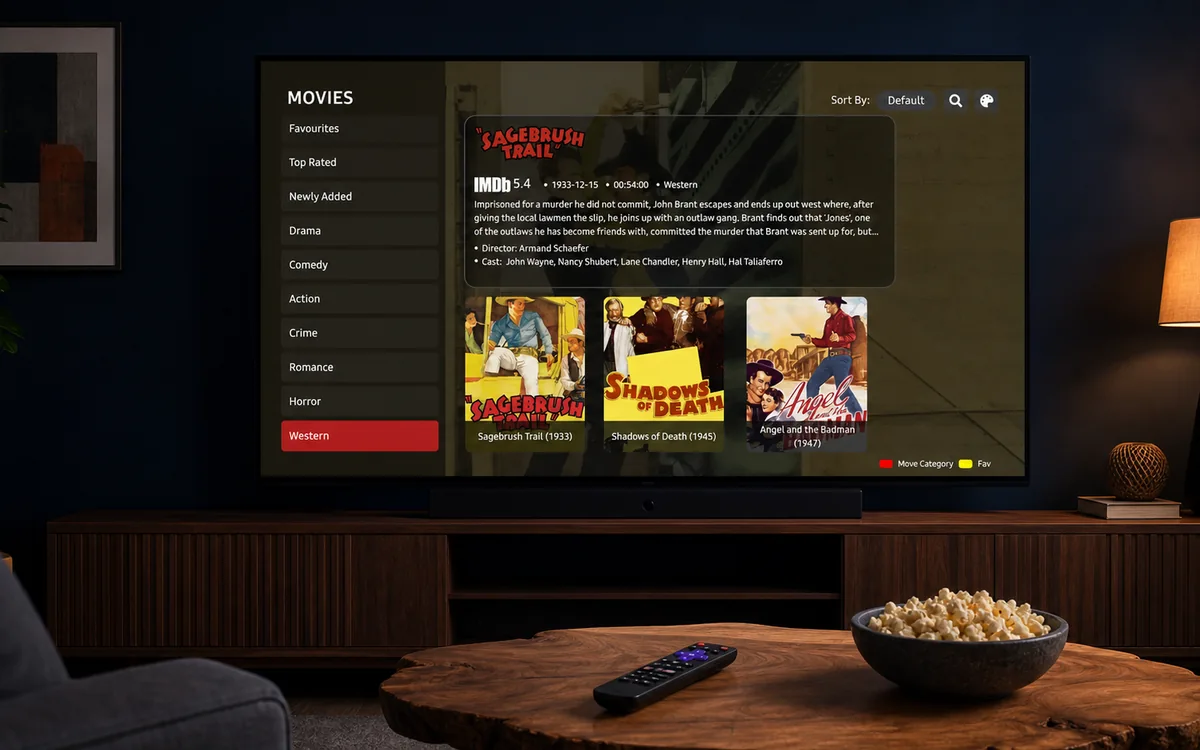 Irish IPTV guide image for Netflix Alternative Ireland: 168,000+ films and box sets on demand