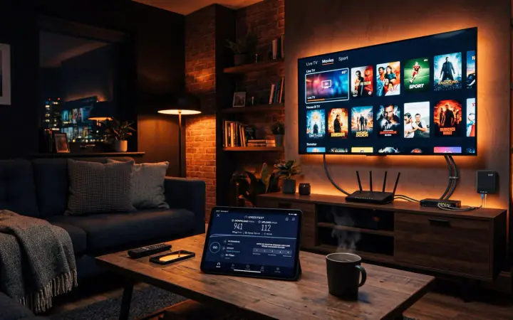 Image du guide IPTV irlandais pour Quel débit internet faut-il pour l'IPTV ?