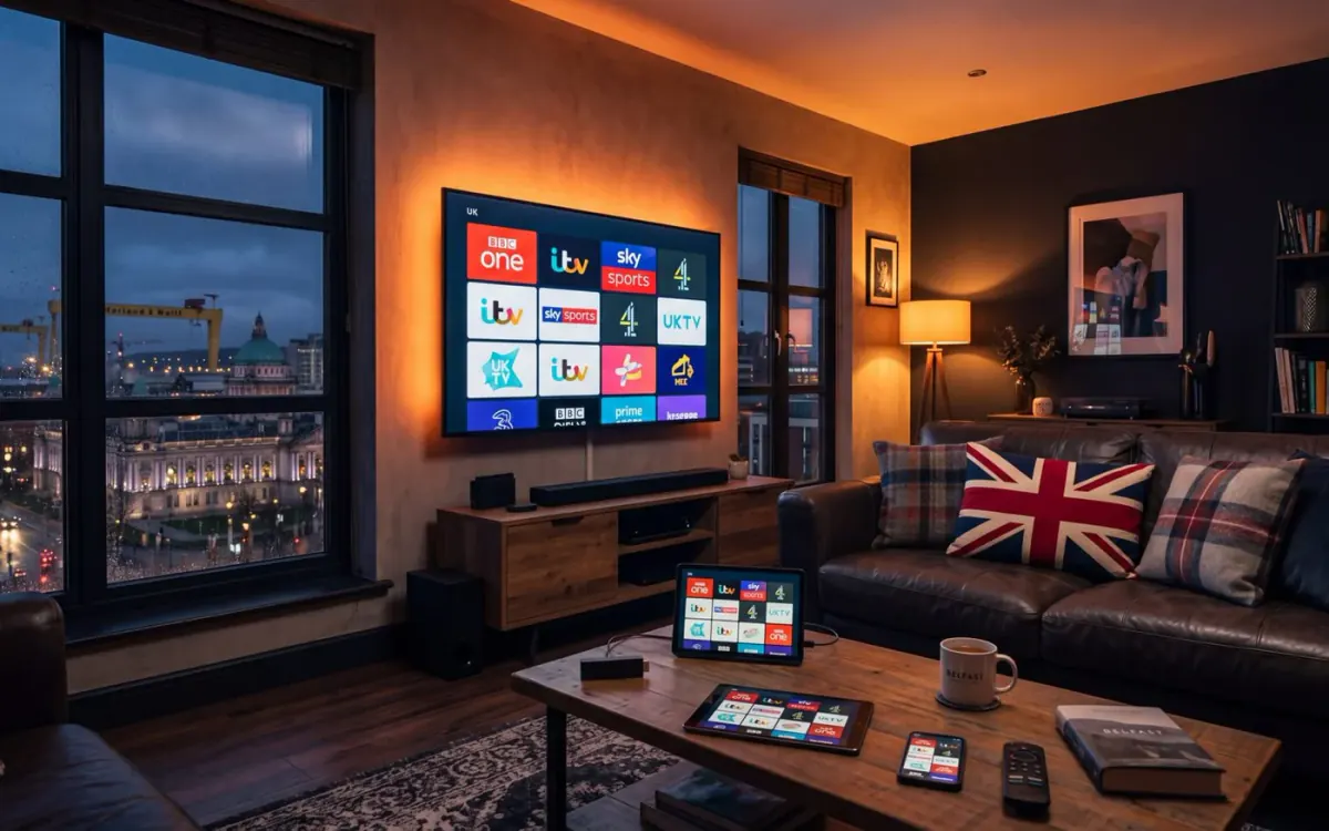 Irish IPTV guide image for Telly for a Belfast living room, sorted
