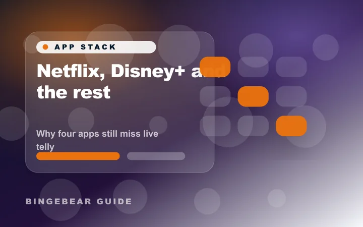 Netflix, Disney+ et les autres pour Netflix, Disney+, Prime, ou une seule facture BingeBear