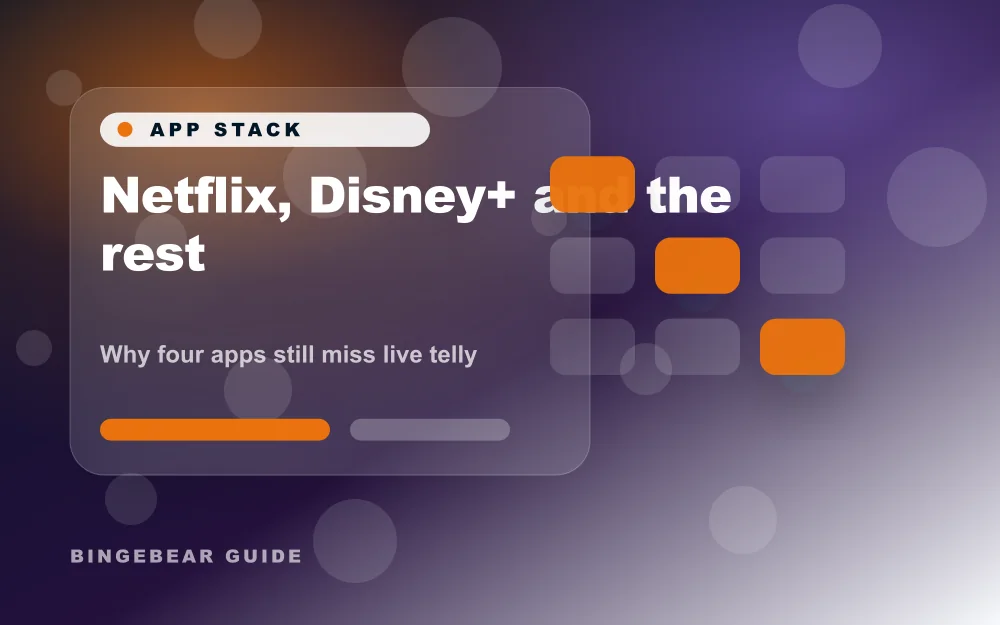 Netflix, Disney+, Prime, or one BingeBear bill