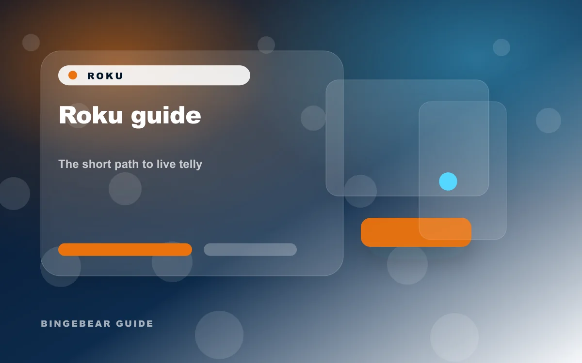 Roku guide for Run BingeBear on a Roku, the short version
