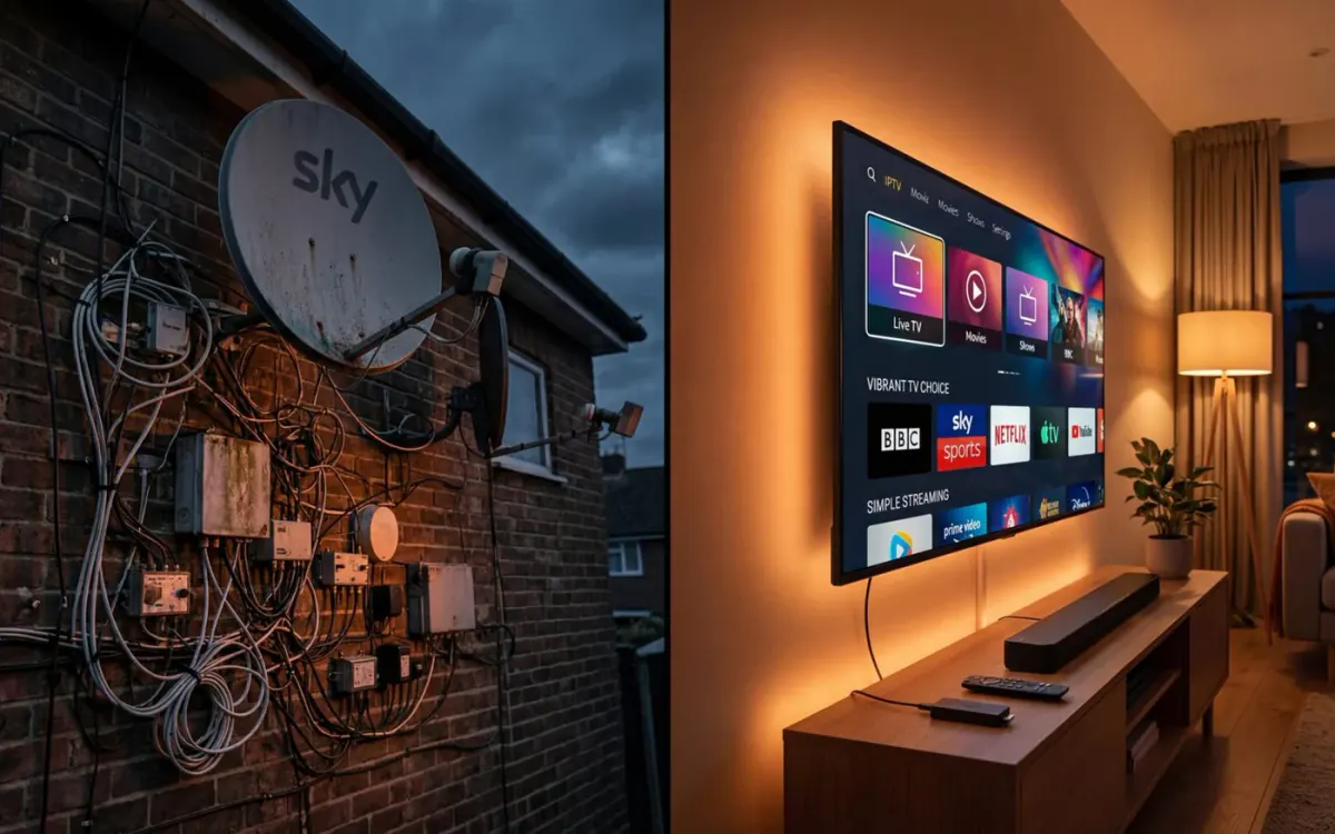Irish IPTV guide image for Switch from Sky to BingeBear in one evening