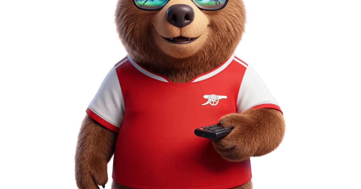 BingeBear IPTV Ireland streaming live channels on a sitting-room telly