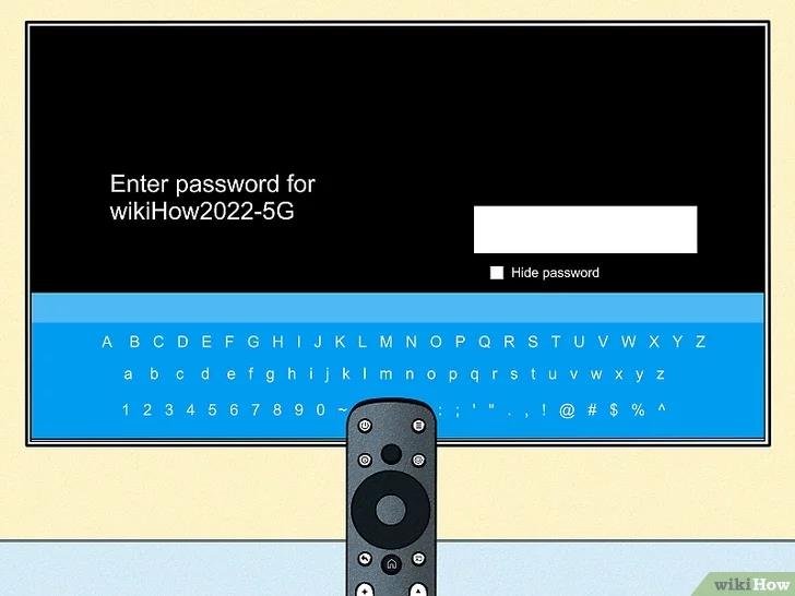 type the password 
