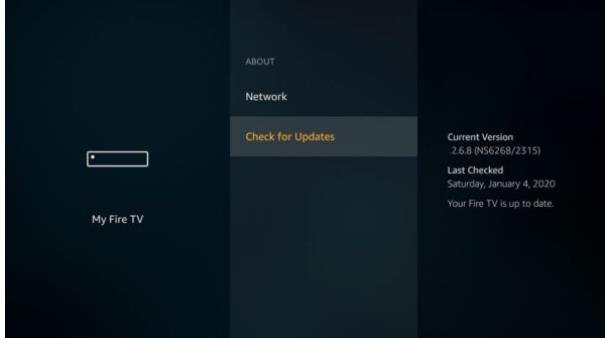 Check for updates completed