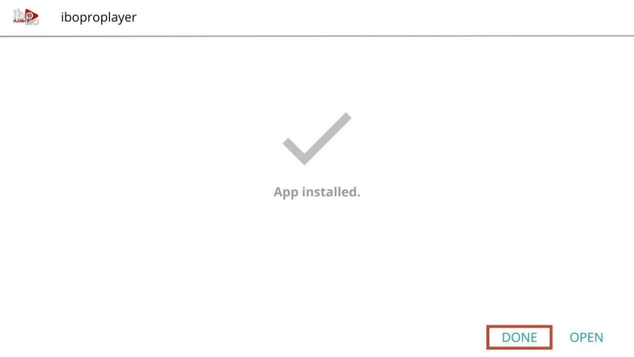 click done