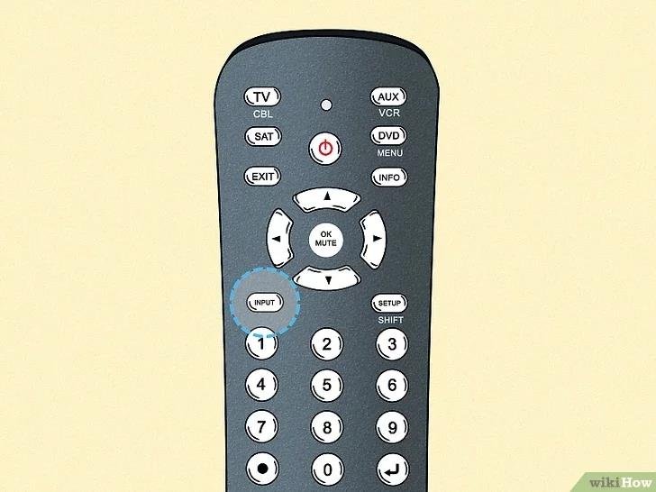 press input button