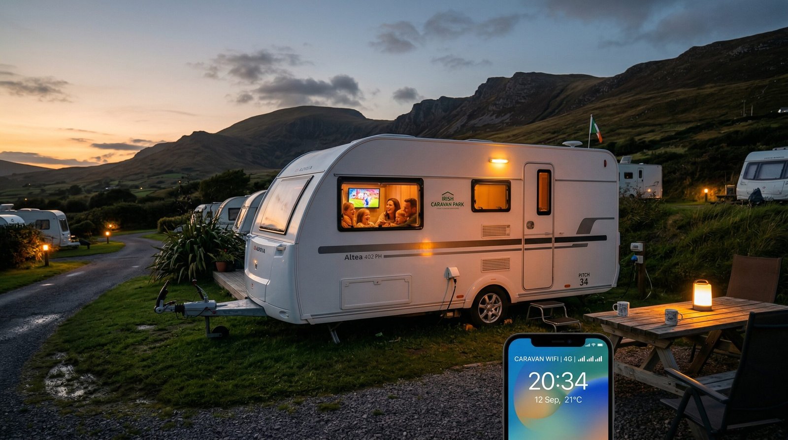 best IPTV for holiday homes Ireland caravan parks streaming Ireland