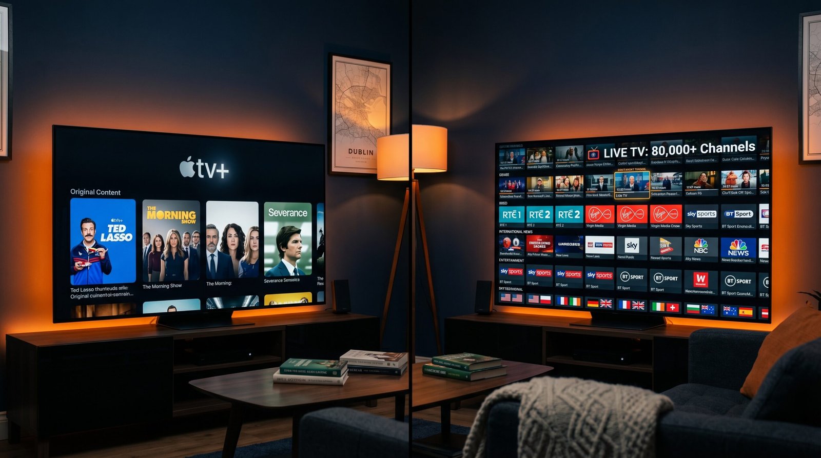 IPTV vs Apple TV Plus Ireland streaming Ireland